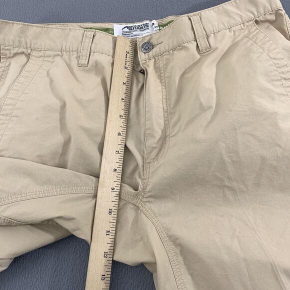 Mountain Khakis Pants Mens 36x29 Khaki Poplin Relaxed Fit Organic Cotton Stretch - Picture 5 of 15